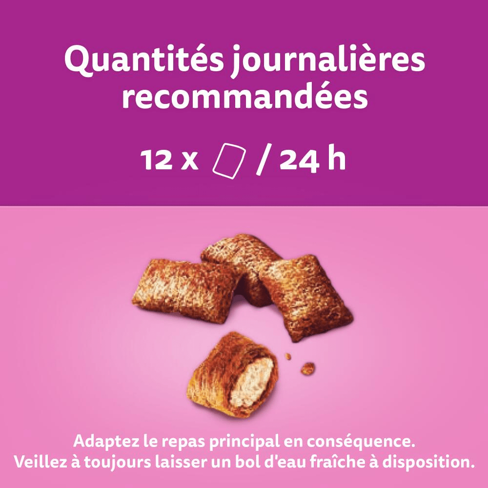 WHISKAS® Contrôle des Boules de Poils Friandises Pour Chat Adulte 50g - 4