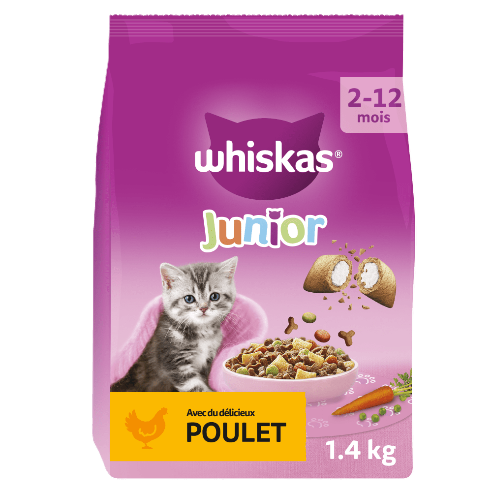 Junior Croquettes Au Poulet Pour Chaton